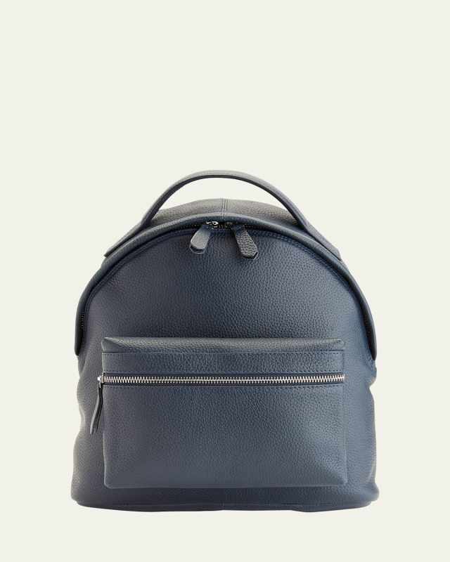 Personalized Leather Travel Backpack